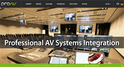 Desktop Screenshot of proav.com