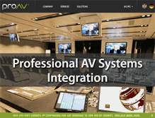 Tablet Screenshot of proav.com